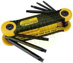 Conjunto de 8 chaves Torx de bolso
