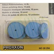 Conjunto de 10 discos de polimento em silicone Ø22x3mm